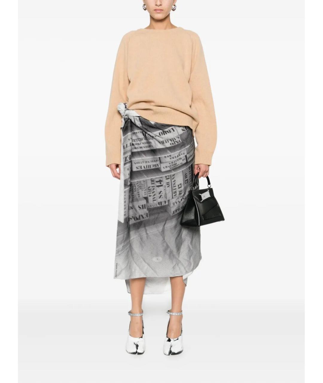 MAISON MARGIELA Бежевый шерстяной джемпер / свитер, фото 2