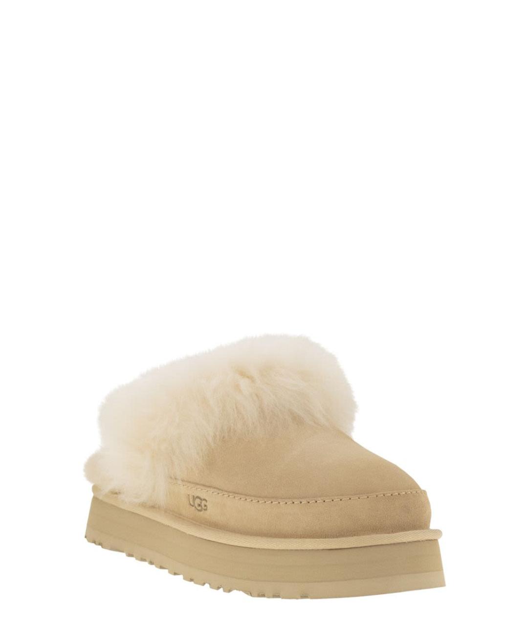 UGG AUSTRALIA Бежевые шлепанцы, фото 2