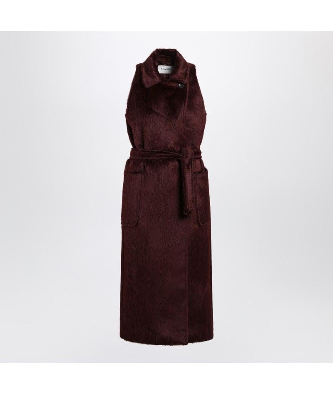 MAX MARA Бирюзовый шерстяной жилет, фото 3