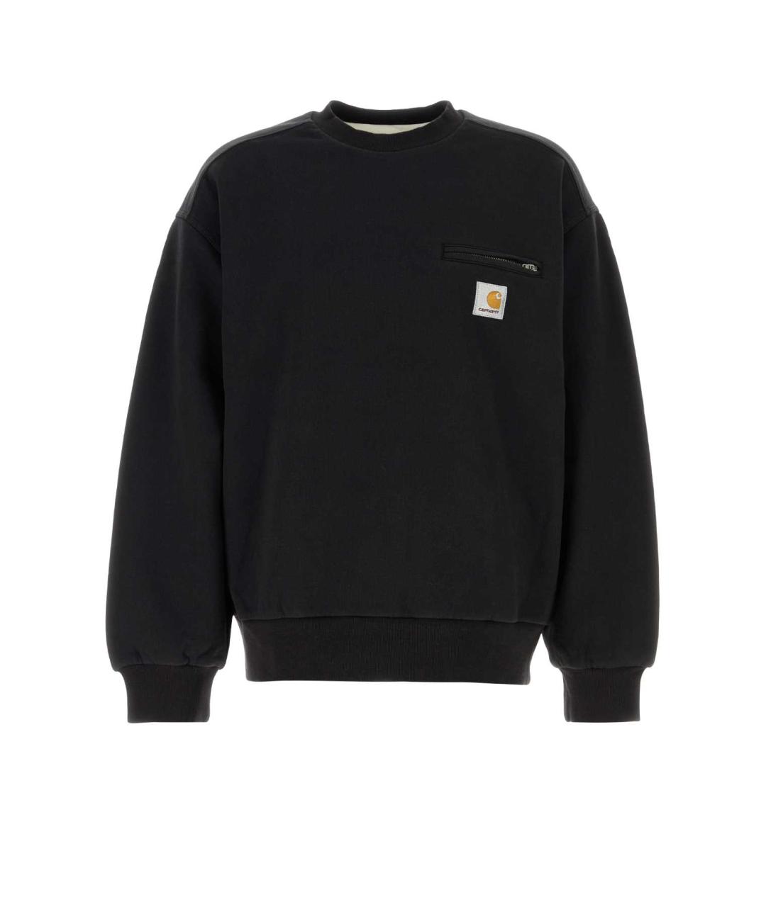 CARHARTT WIP Черный хлопковый джемпер / свитер, фото 1