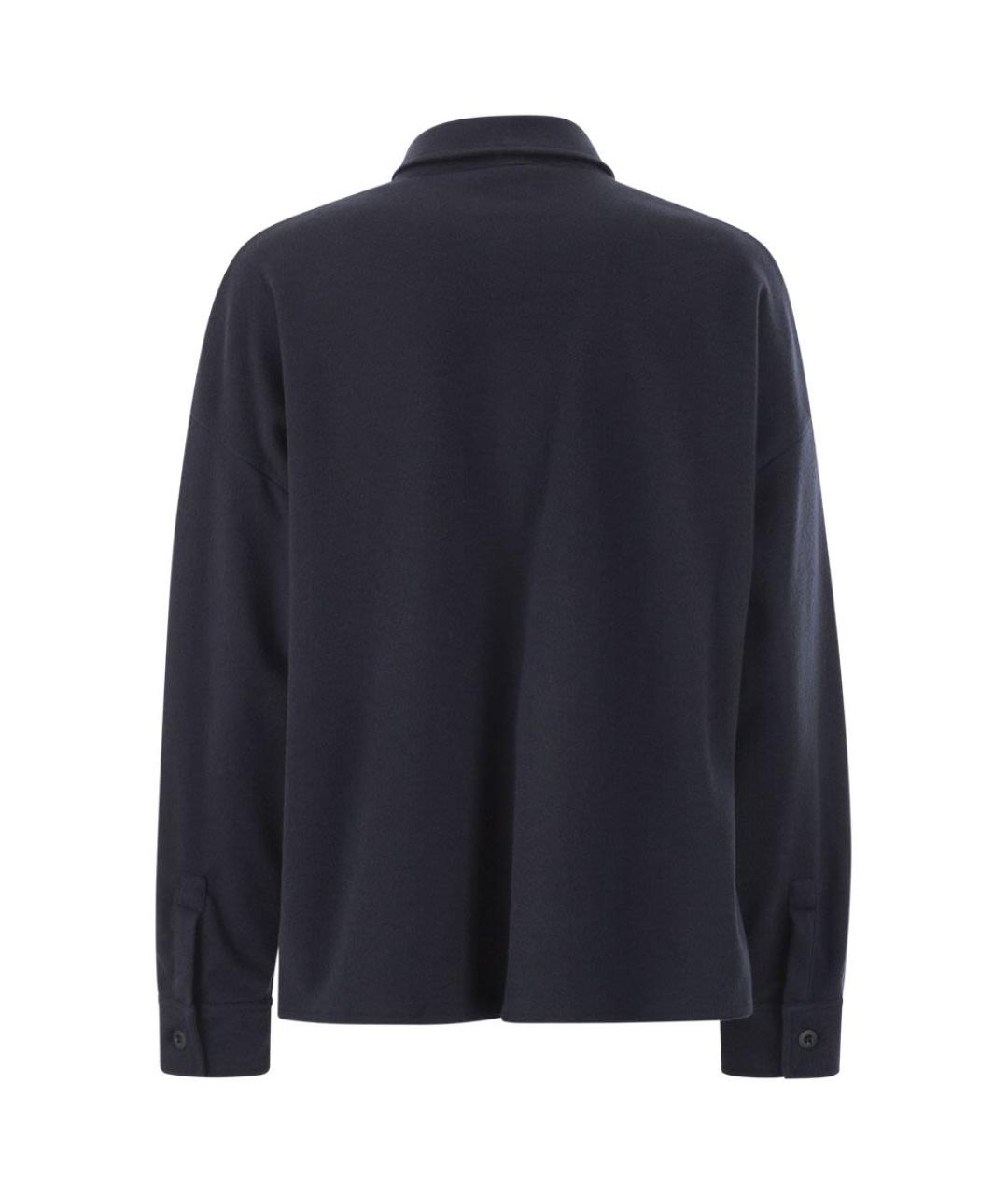 WEEKEND MAX MARA Синяя шерстяная куртка, фото 2