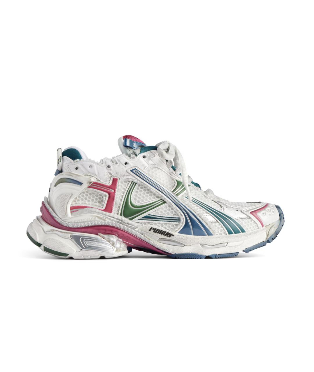 BALENCIAGA Мульти текстильные низкие кроссовки / кеды, фото 1