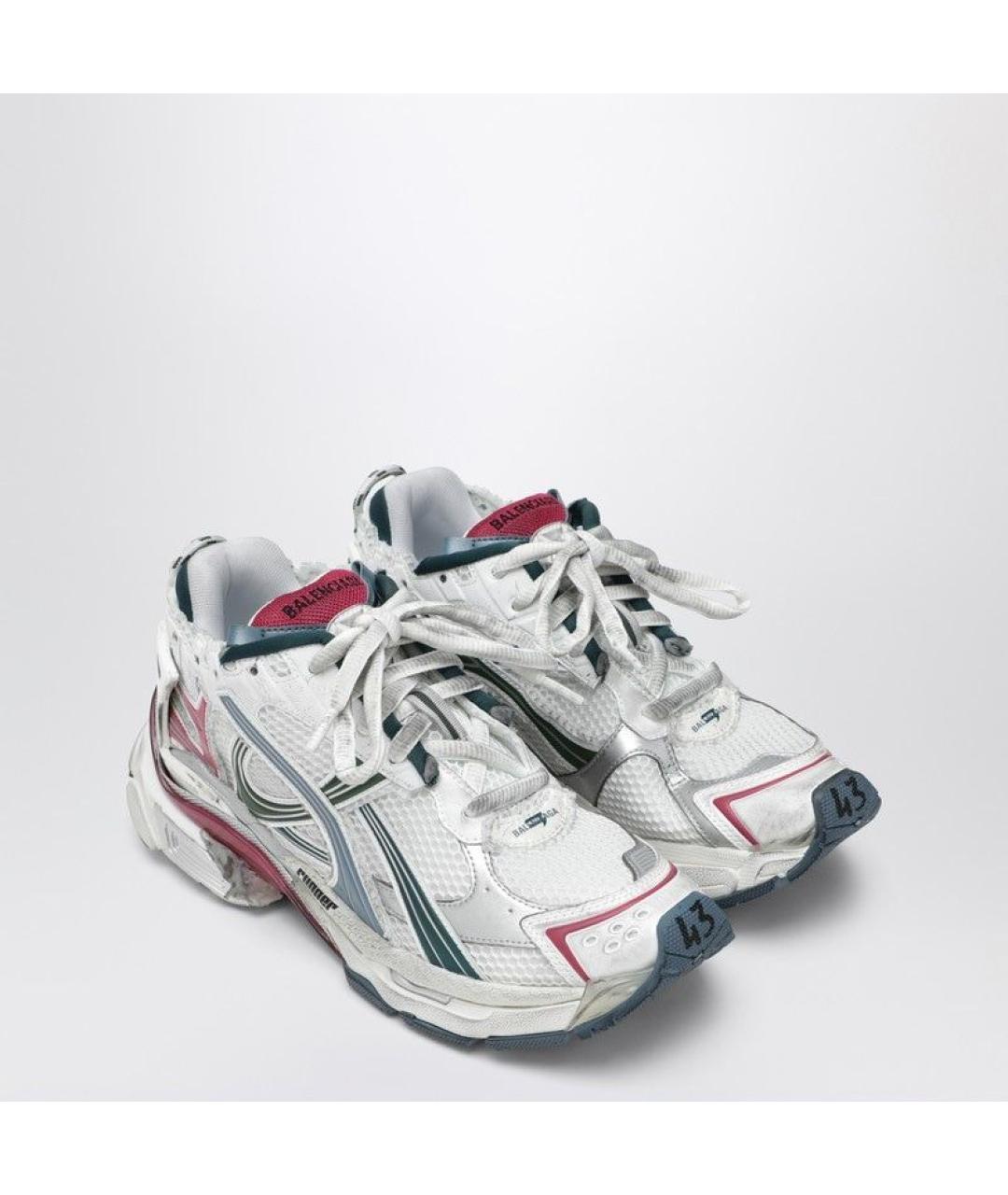 BALENCIAGA Мульти текстильные низкие кроссовки / кеды, фото 2