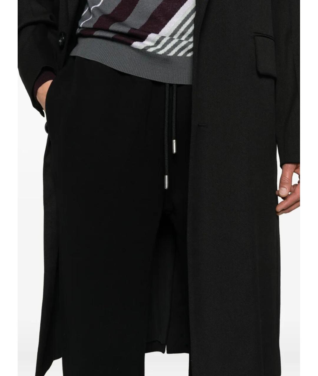 OFF-WHITE Черные хлопковые повседневные брюки, фото 5