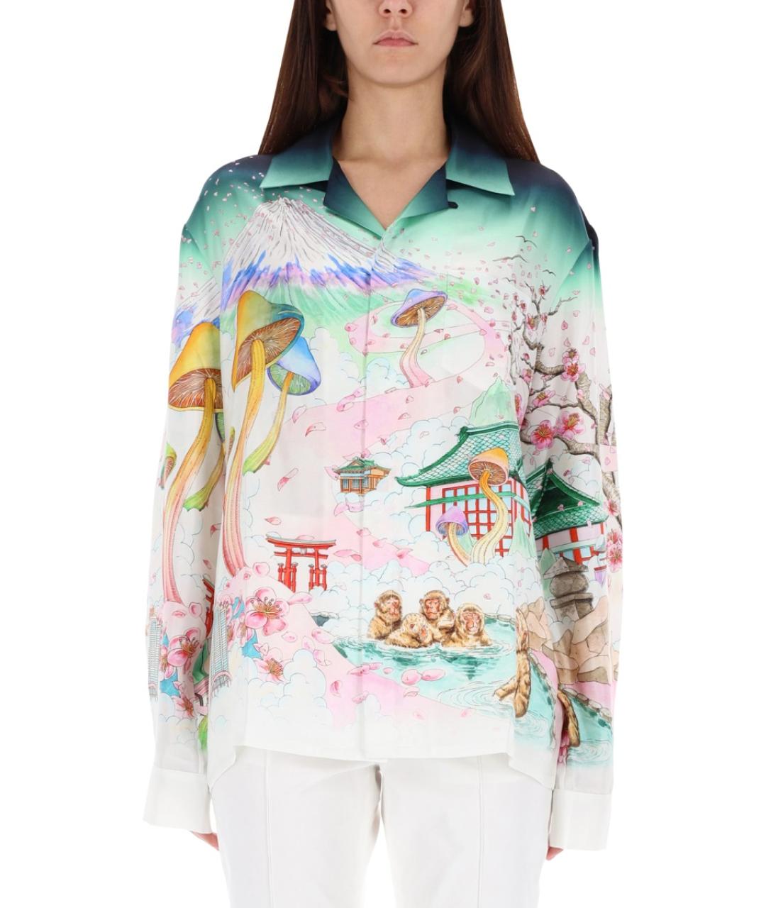 CASABLANCA Мульти шелковая рубашка, фото 2