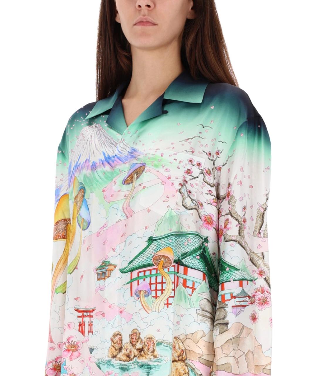 CASABLANCA Мульти шелковая рубашка, фото 5