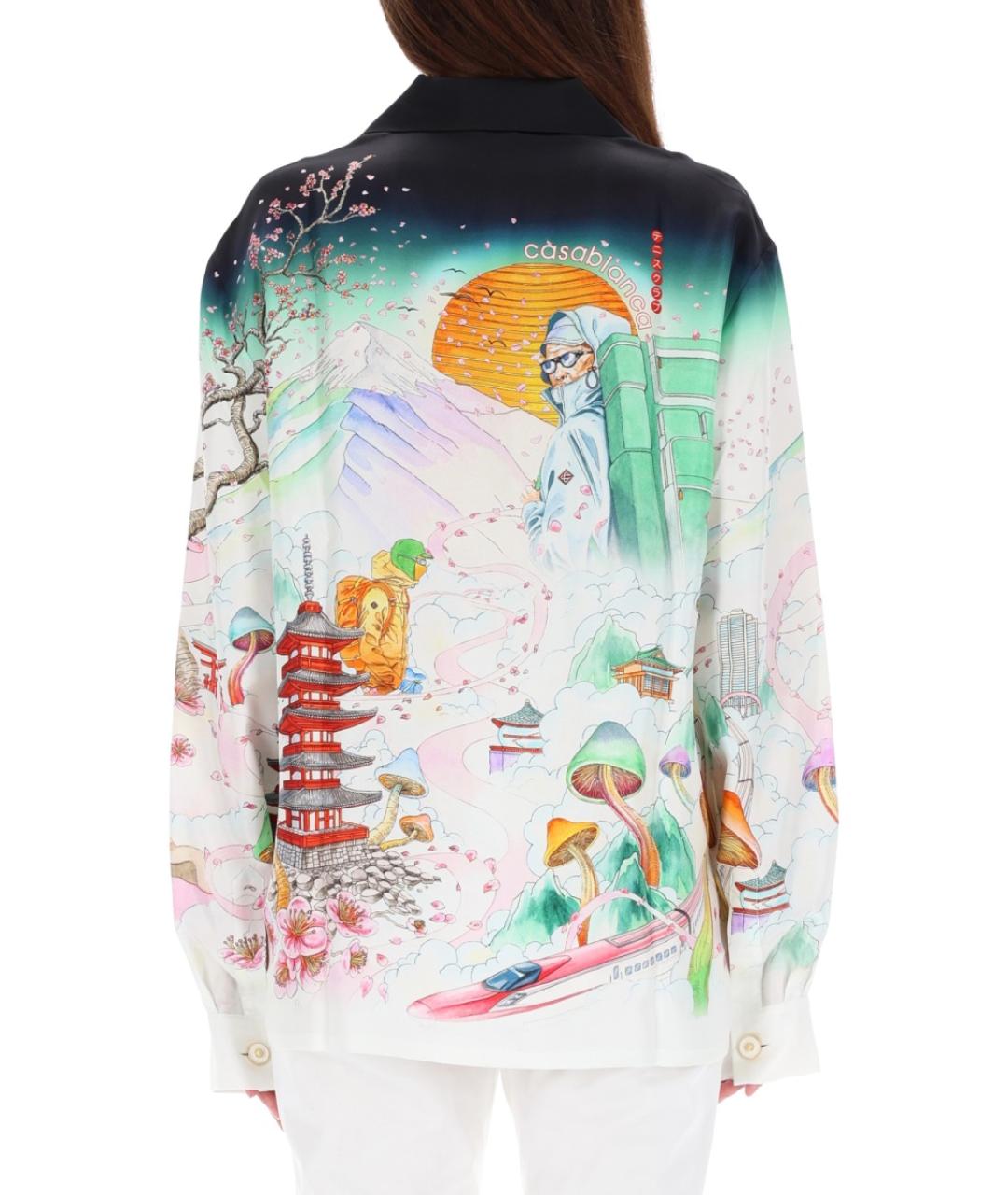 CASABLANCA Мульти шелковая рубашка, фото 4