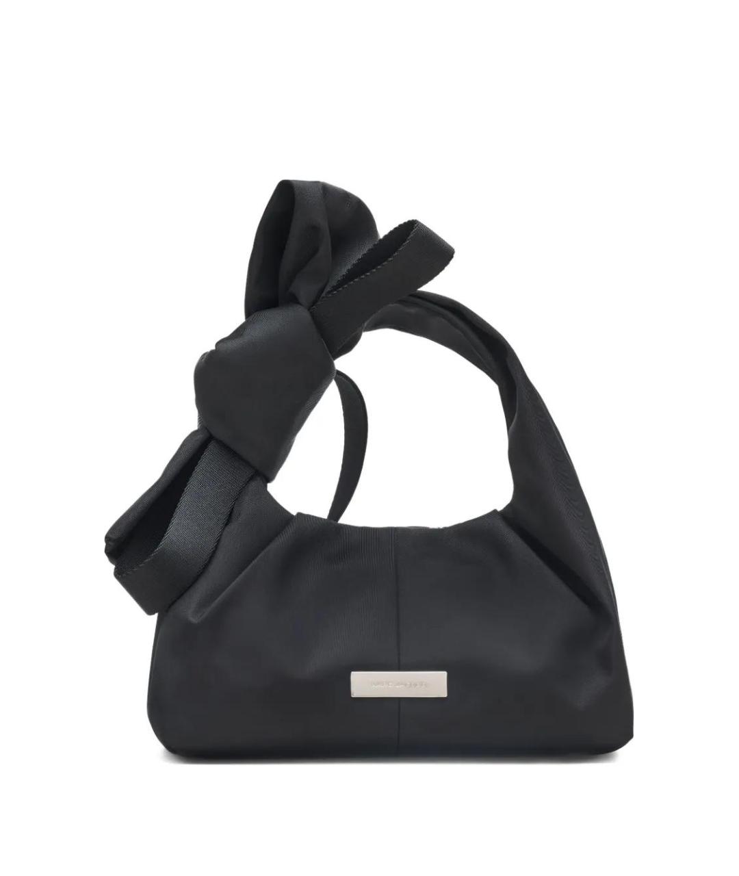 MARC JACOBS Черная кожаная сумка с короткими ручками, фото 4
