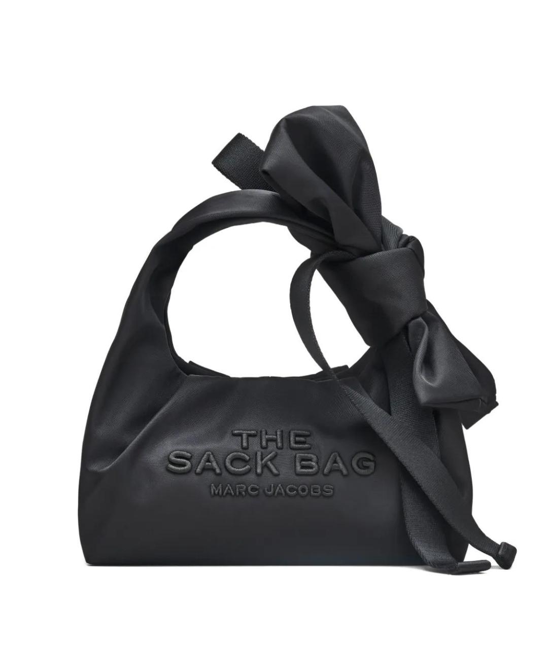 MARC JACOBS Черная кожаная сумка с короткими ручками, фото 1