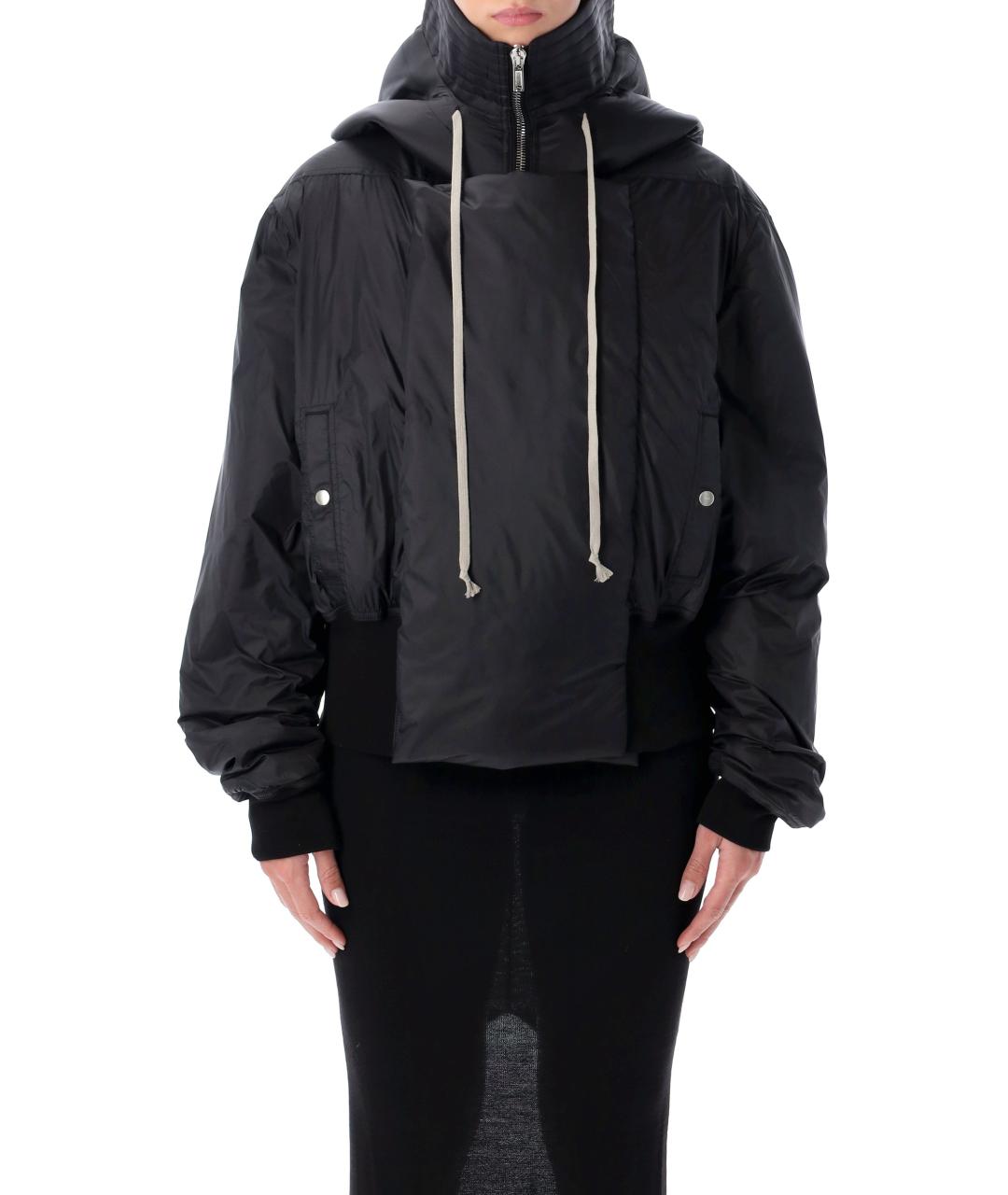 RICK OWENS Черная полиамидовая куртка, фото 2