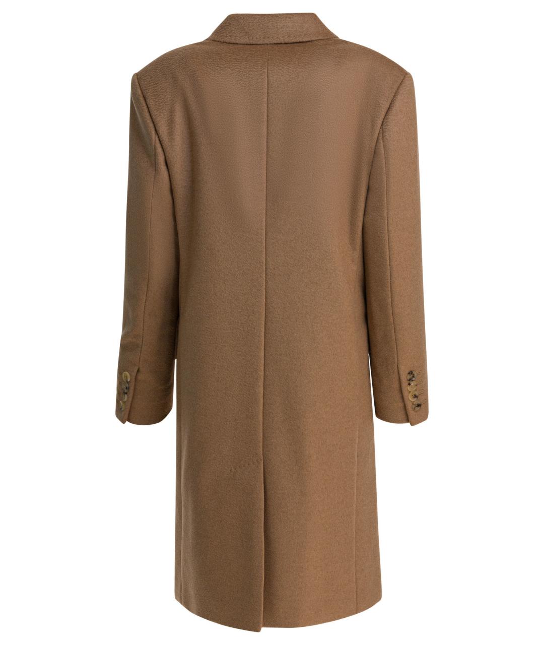 MAX MARA Бежевое шерстяное пальто, фото 2