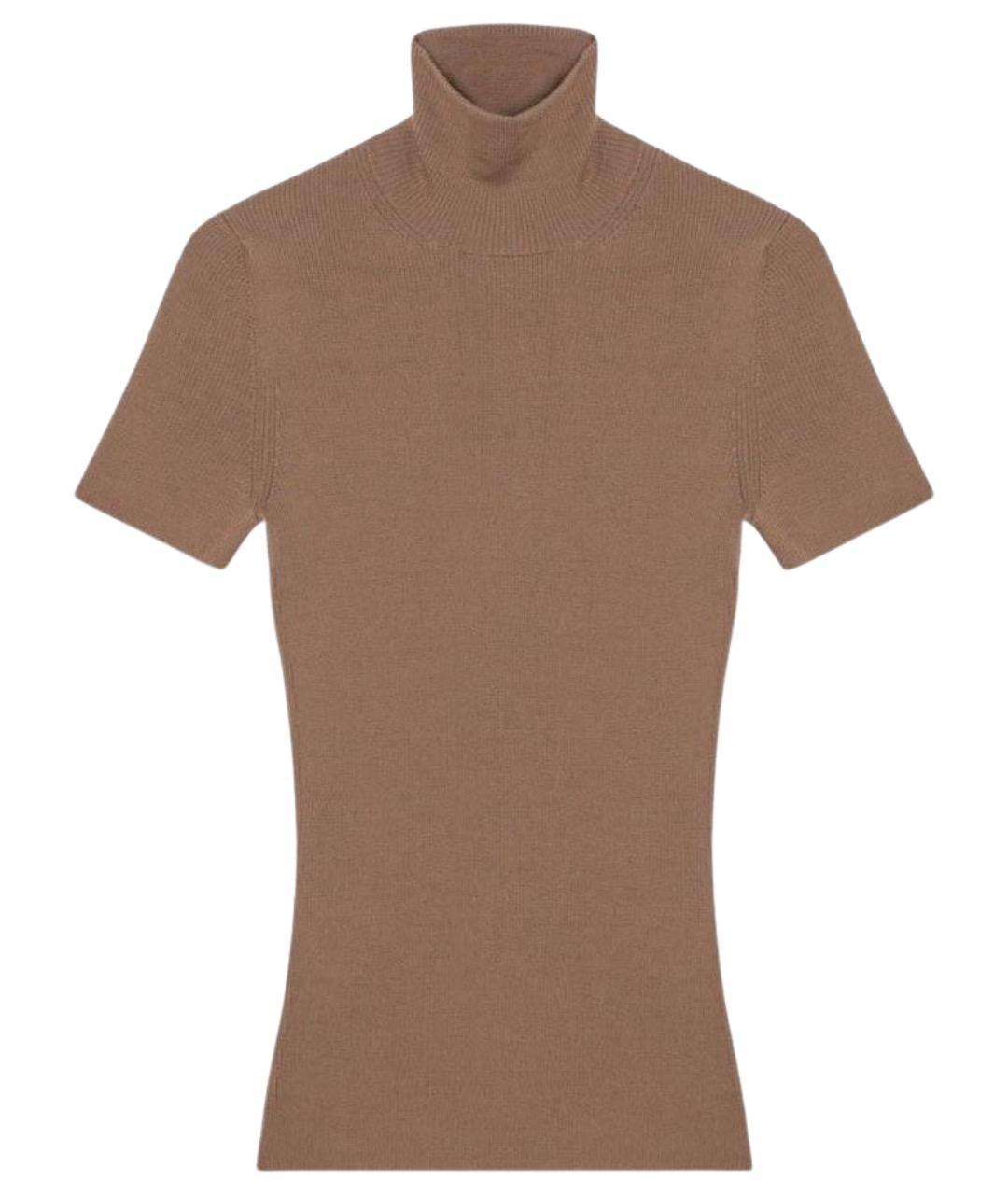 MAX MARA Бежевый шерстяной джемпер / свитер, фото 1