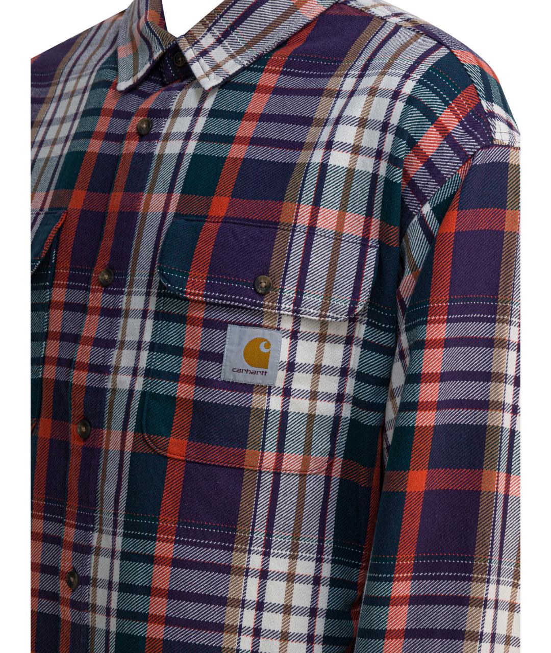 CARHARTT WIP Мульти хлопковая кэжуал рубашка, фото 4