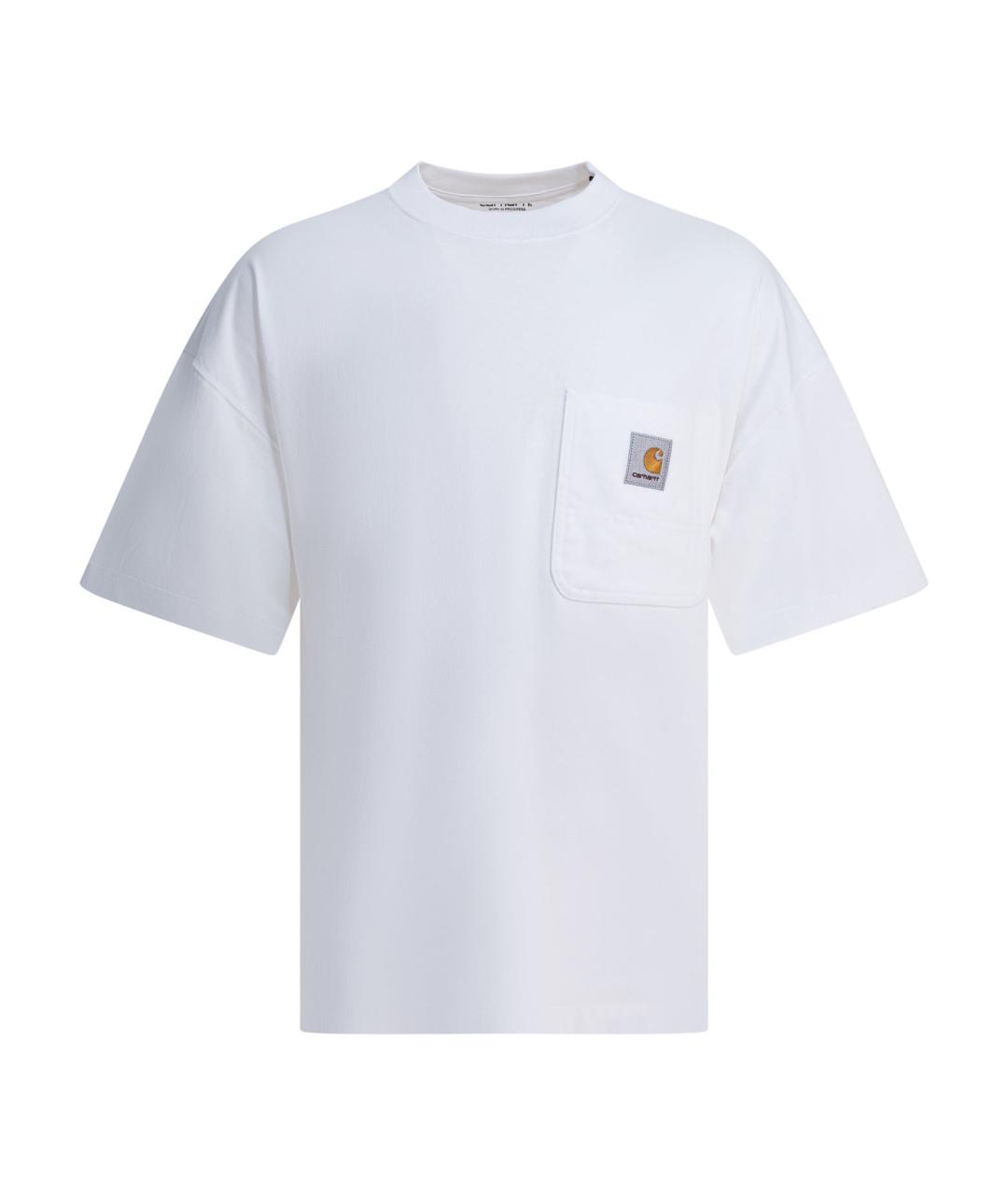 CARHARTT WIP Белая хлопковая футболка, фото 1