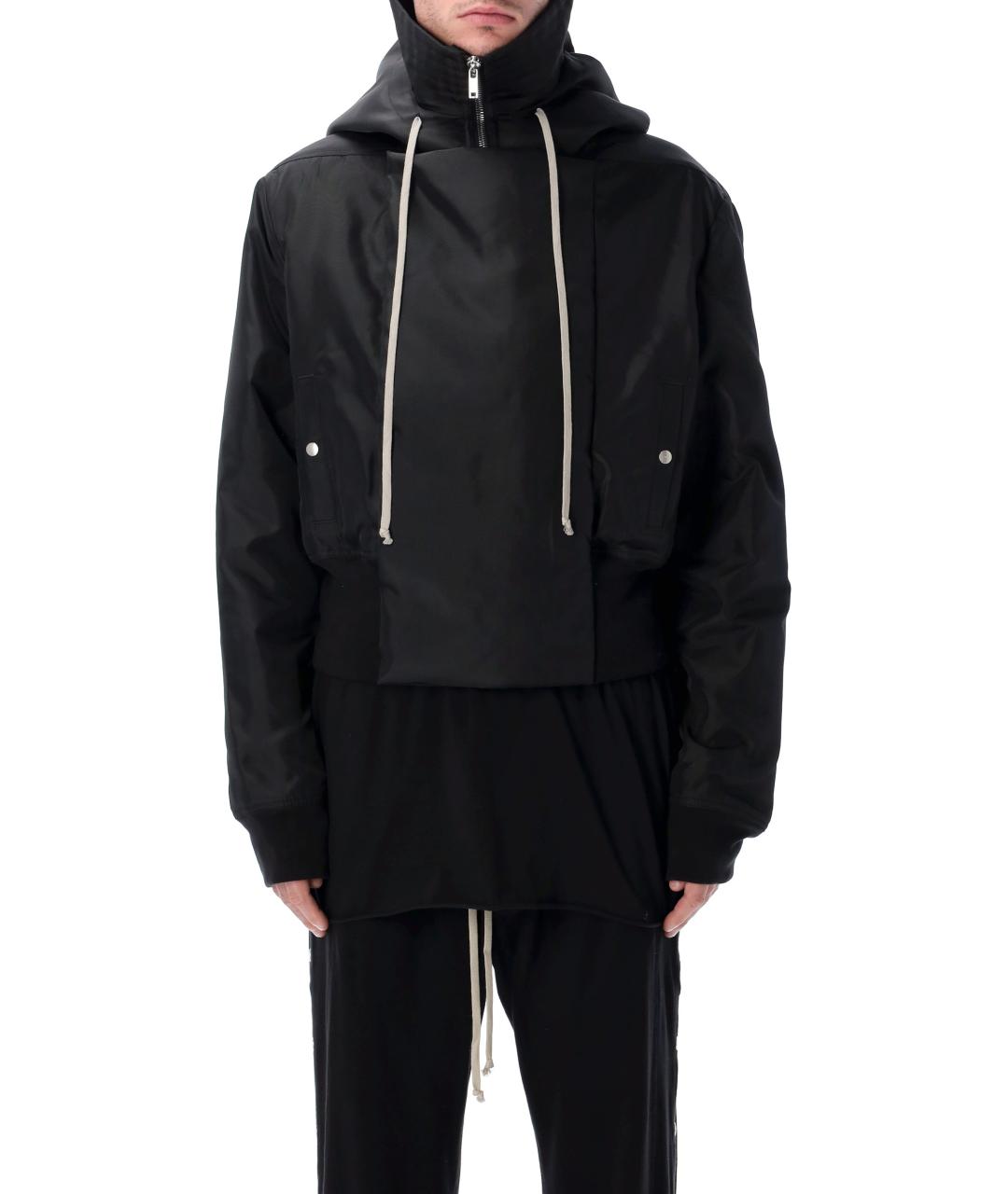 RICK OWENS Черная полиамидовая куртка, фото 2