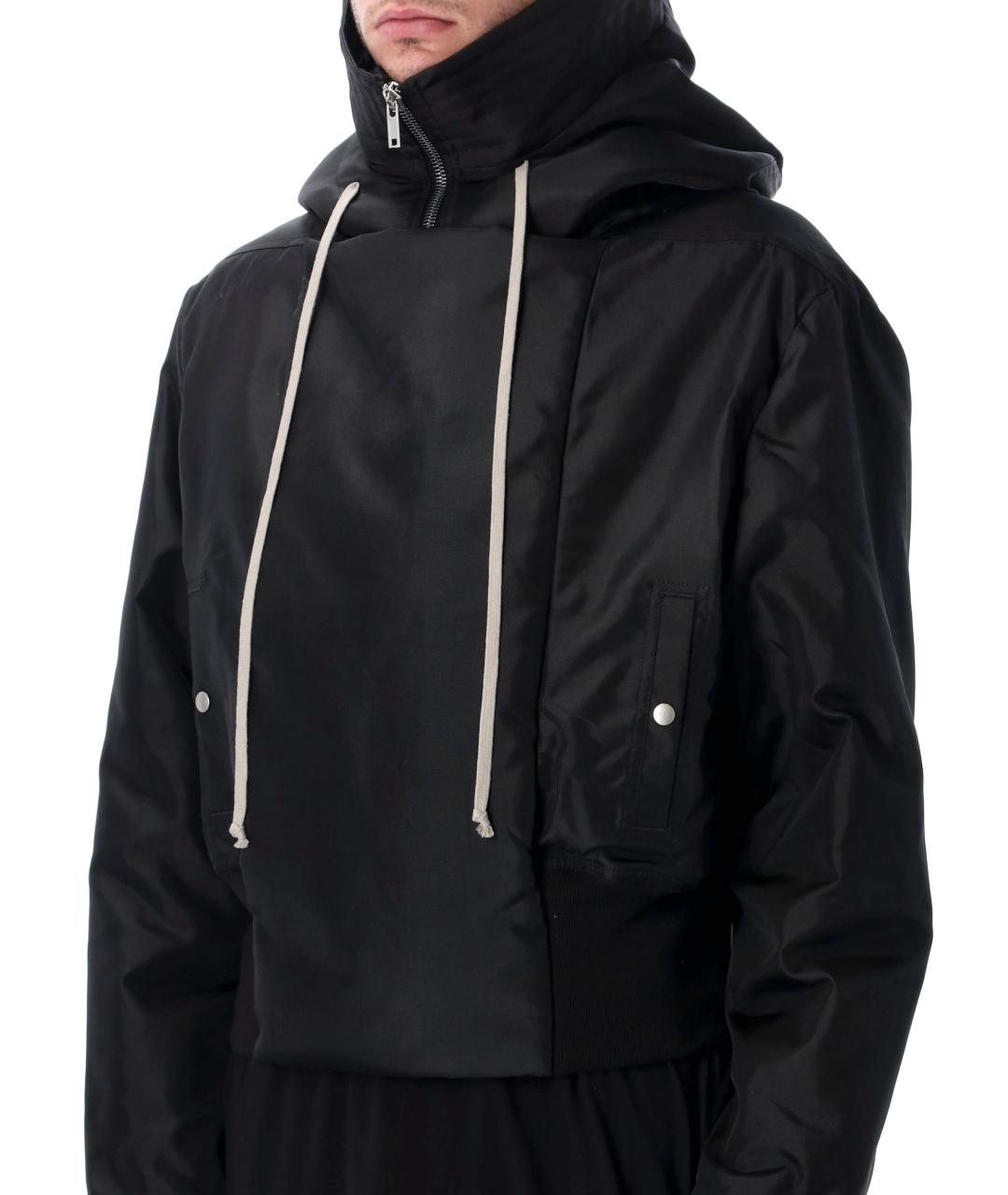 RICK OWENS Черная полиамидовая куртка, фото 4