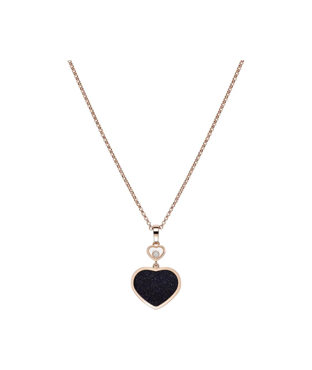 CHOPARD Желтая подвеска из розового золота, фото 6
