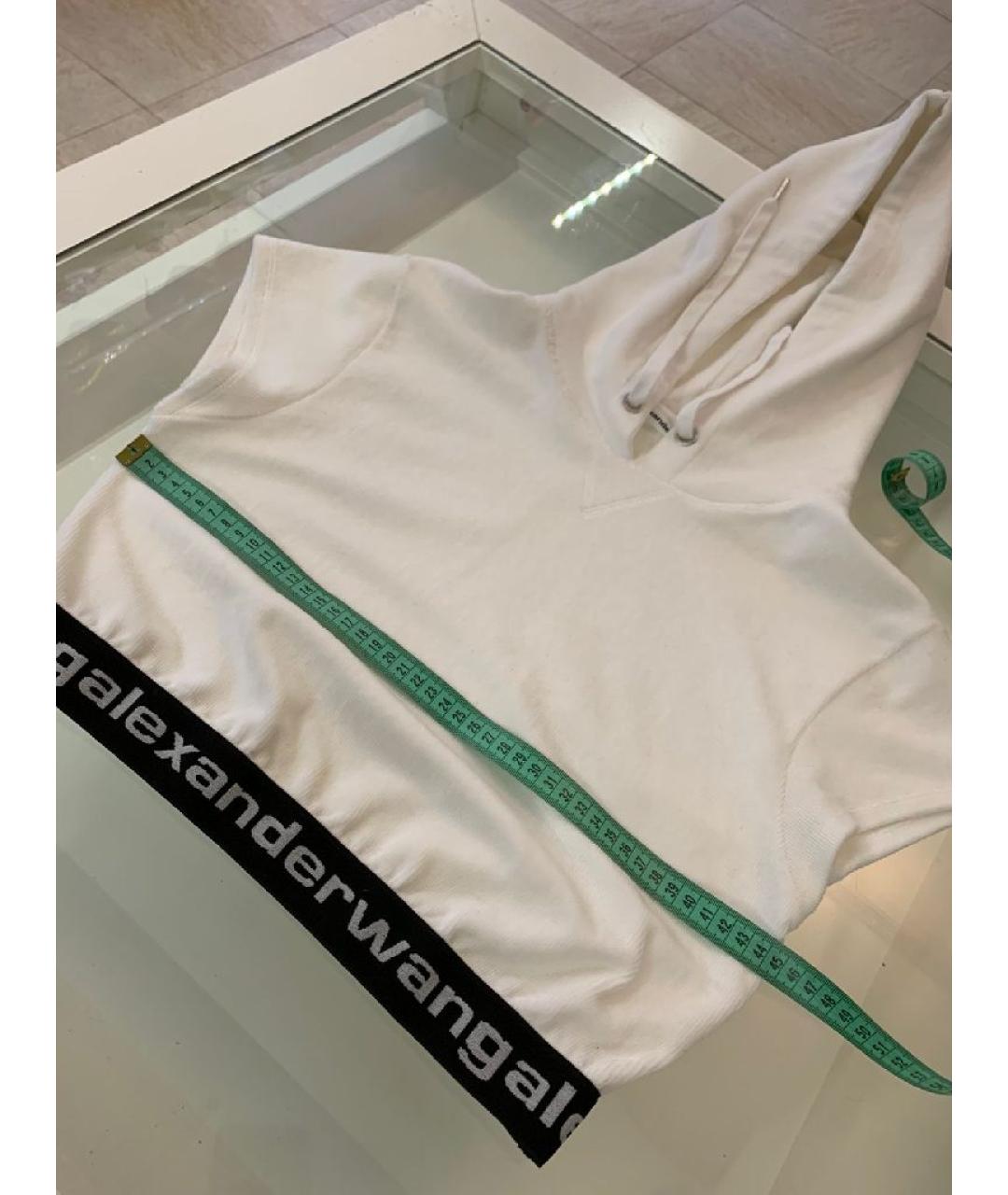ALEXANDER WANG Белая хлопковая футболка, фото 6