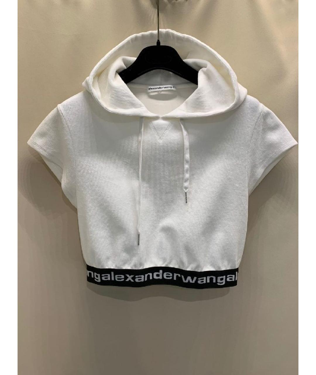 ALEXANDER WANG Белая хлопковая футболка, фото 10