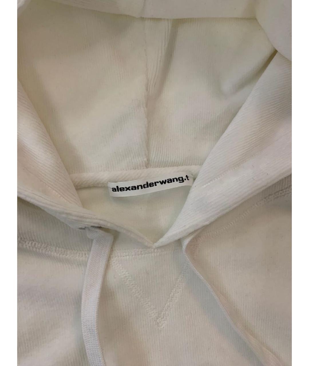 ALEXANDER WANG Белая хлопковая футболка, фото 5