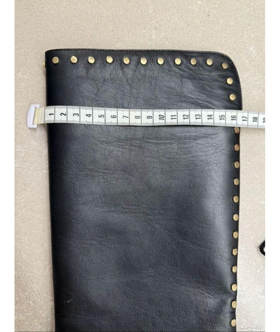 JIMMY CHOO Черные кожаные сапоги, фото 8