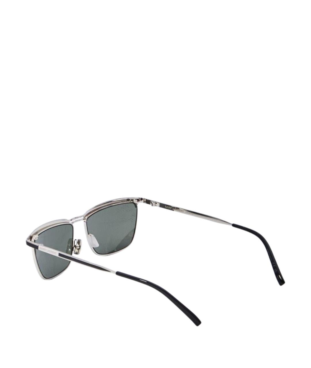 SAINT LAURENT Серебряные солнцезащитные очки, фото 2
