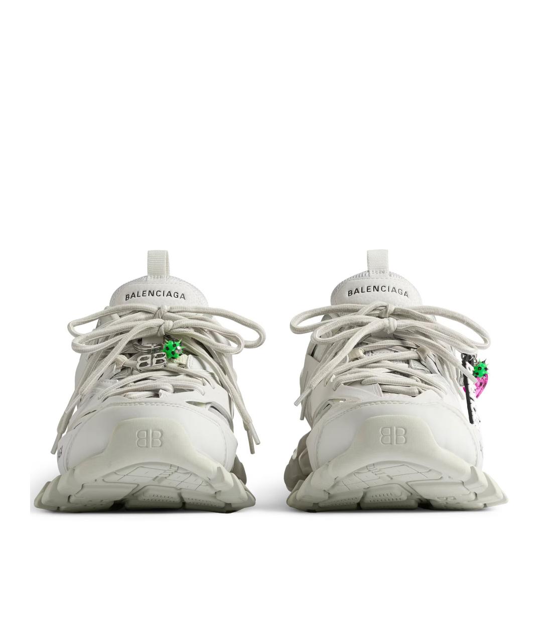 BALENCIAGA Белые кроссовки, фото 3