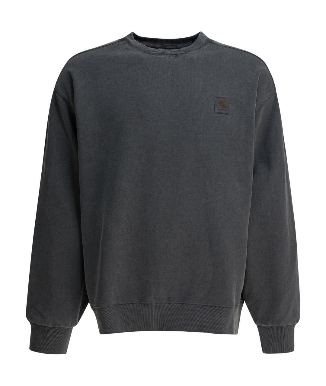 CARHARTT WIP Серый хлопковый джемпер / свитер, фото 1