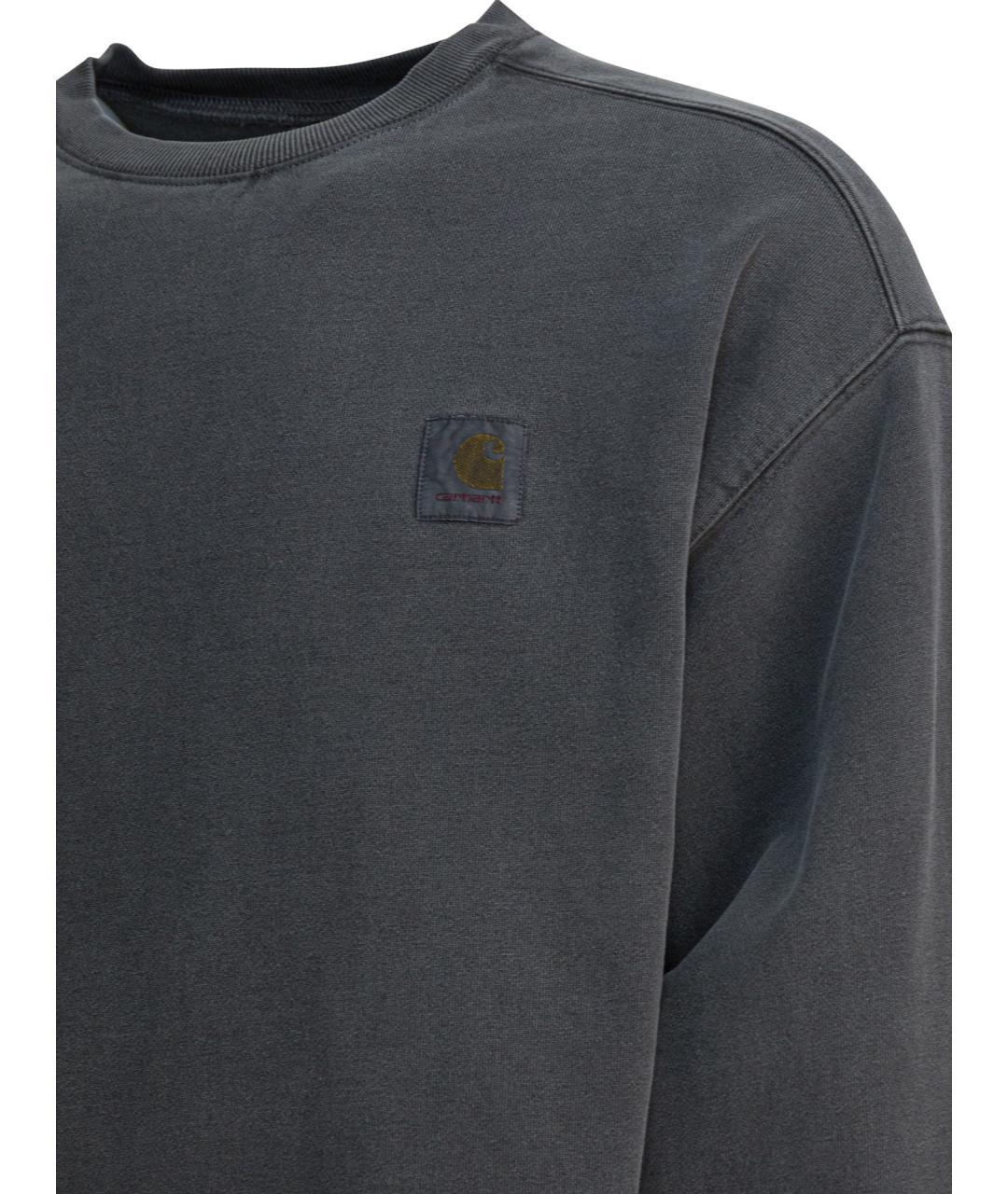 CARHARTT WIP Серый хлопковый джемпер / свитер, фото 4