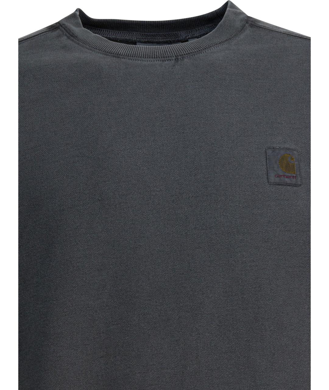 CARHARTT WIP Серый хлопковый джемпер / свитер, фото 3
