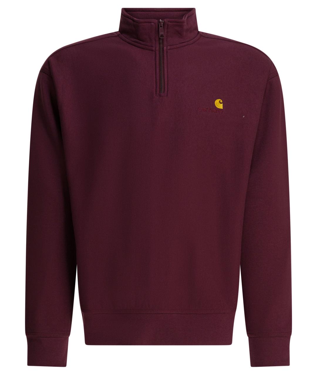 CARHARTT WIP Бордовый хлопковый джемпер / свитер, фото 1