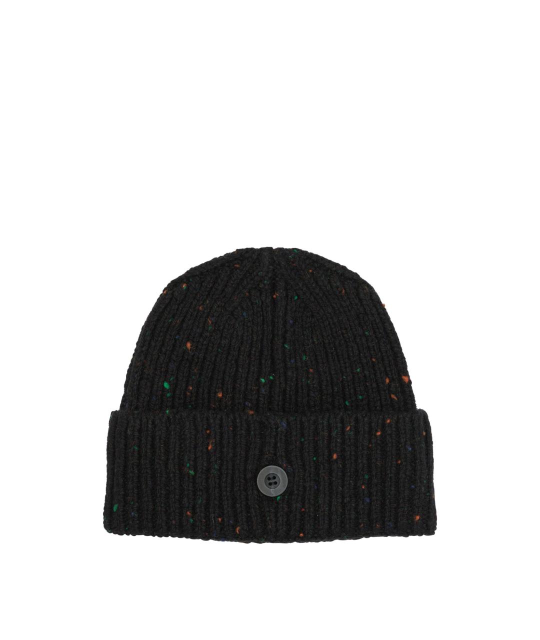 CARHARTT WIP Черная шерстяная шапка, фото 2