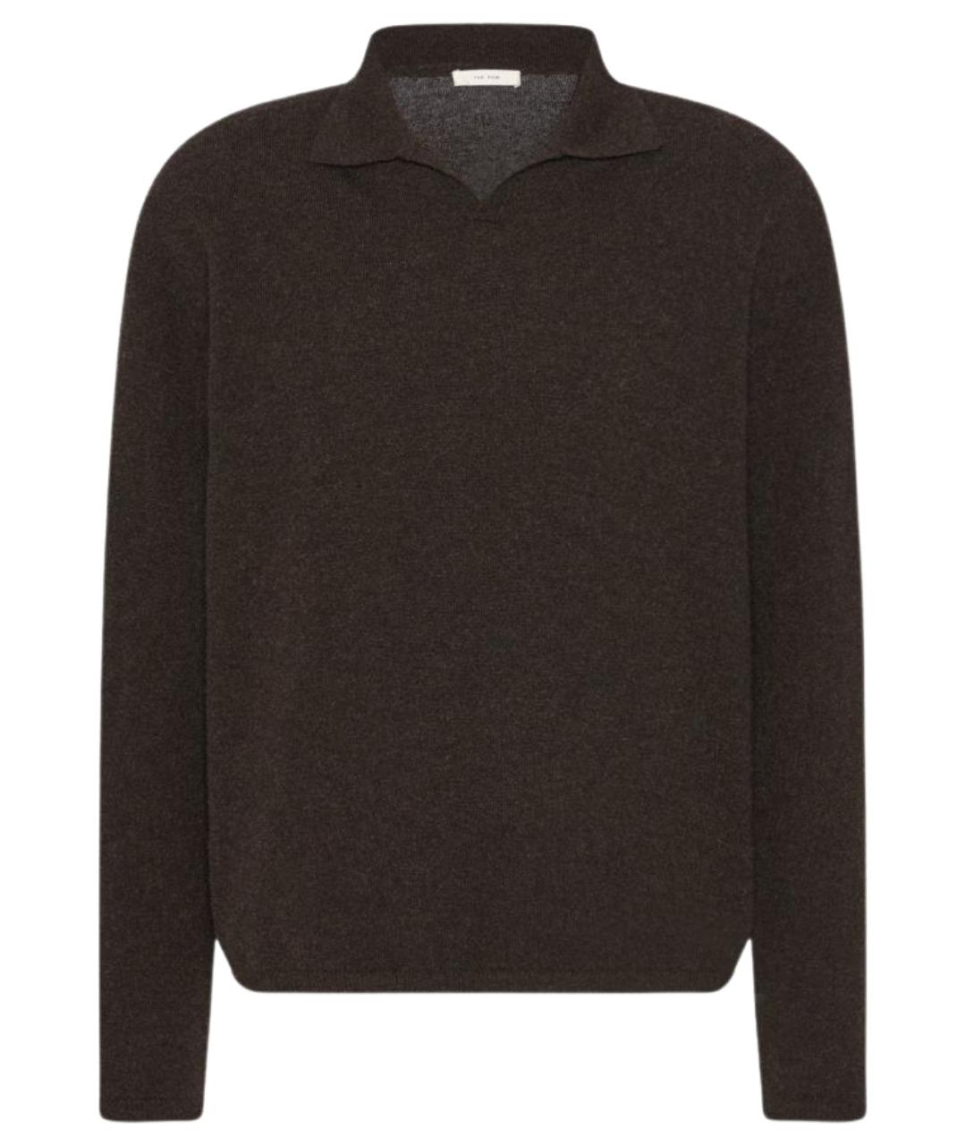 THE ROW Коричневый кашемировый джемпер / свитер, фото 1