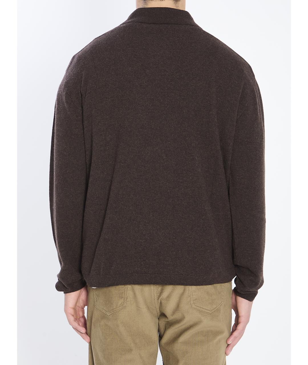 THE ROW Коричневый кашемировый джемпер / свитер, фото 5