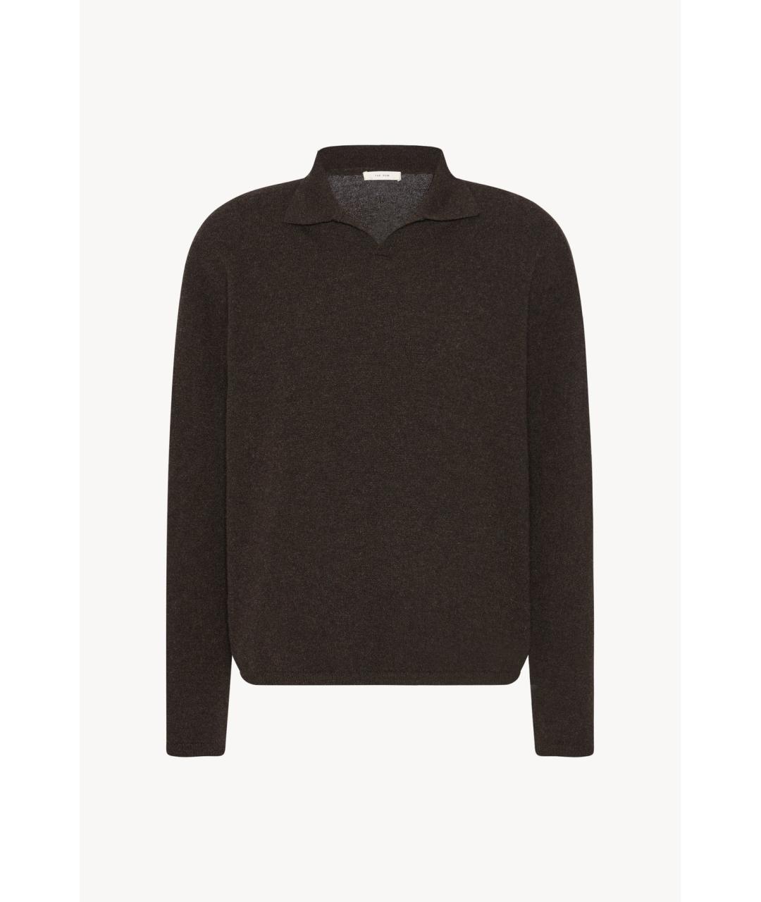 THE ROW Коричневый кашемировый джемпер / свитер, фото 7