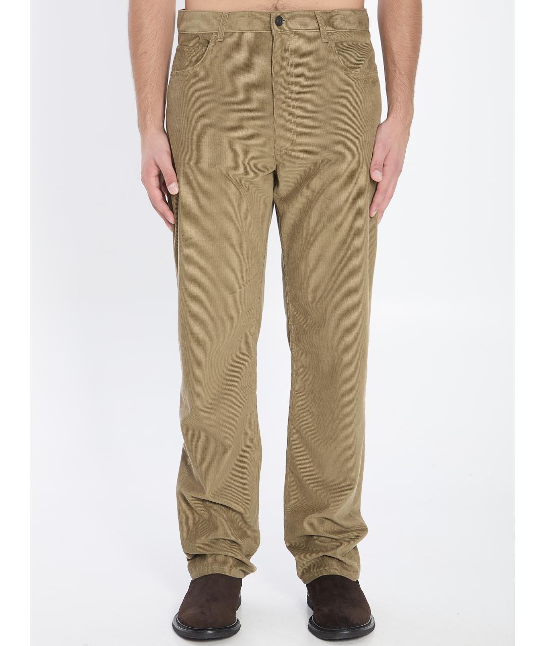 THE ROW Бежевые хлопковые повседневные брюки, фото 2