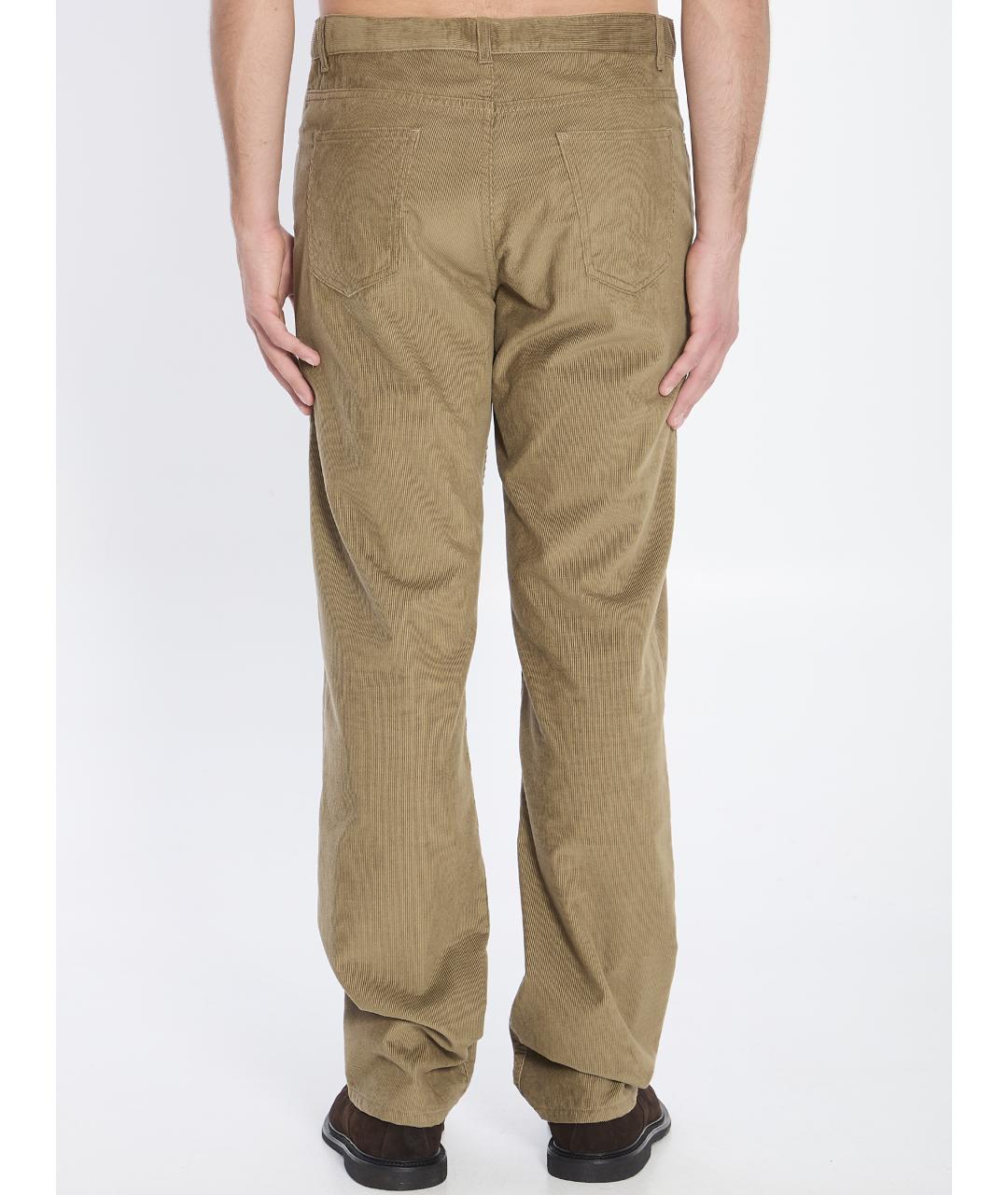 THE ROW Бежевые хлопковые повседневные брюки, фото 5