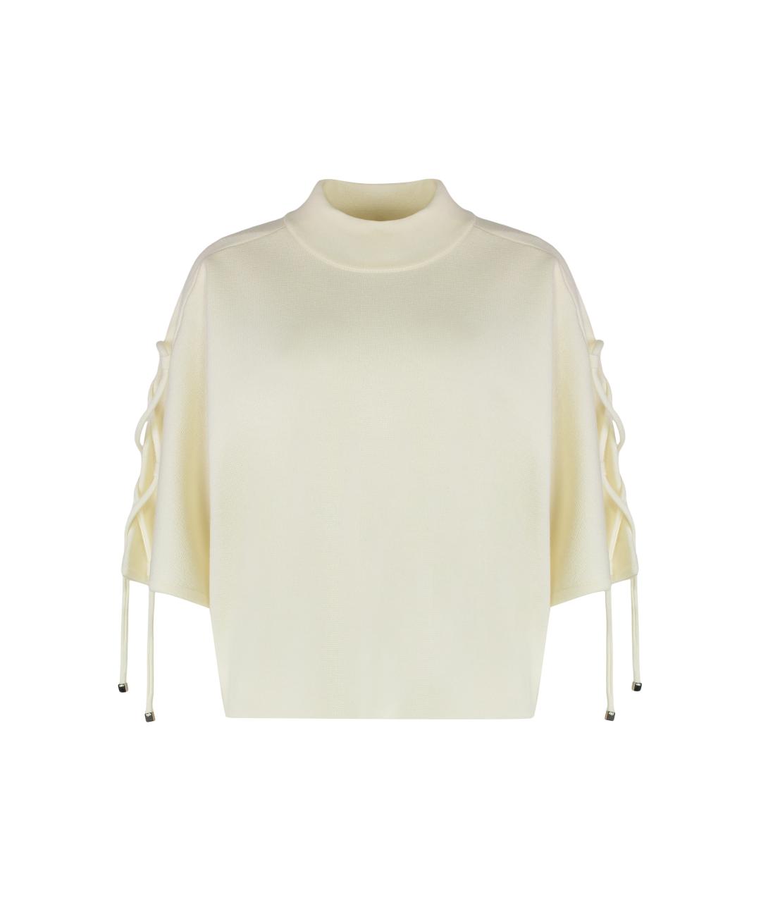 MAX MARA Бежевый шерстяной джемпер / свитер, фото 1