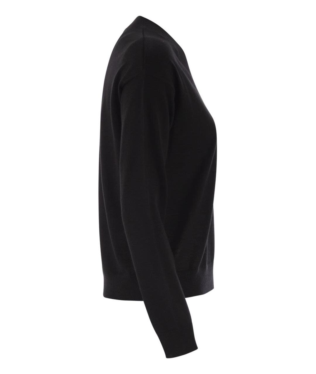 WEEKEND MAX MARA Черный шерстяной джемпер / свитер, фото 3