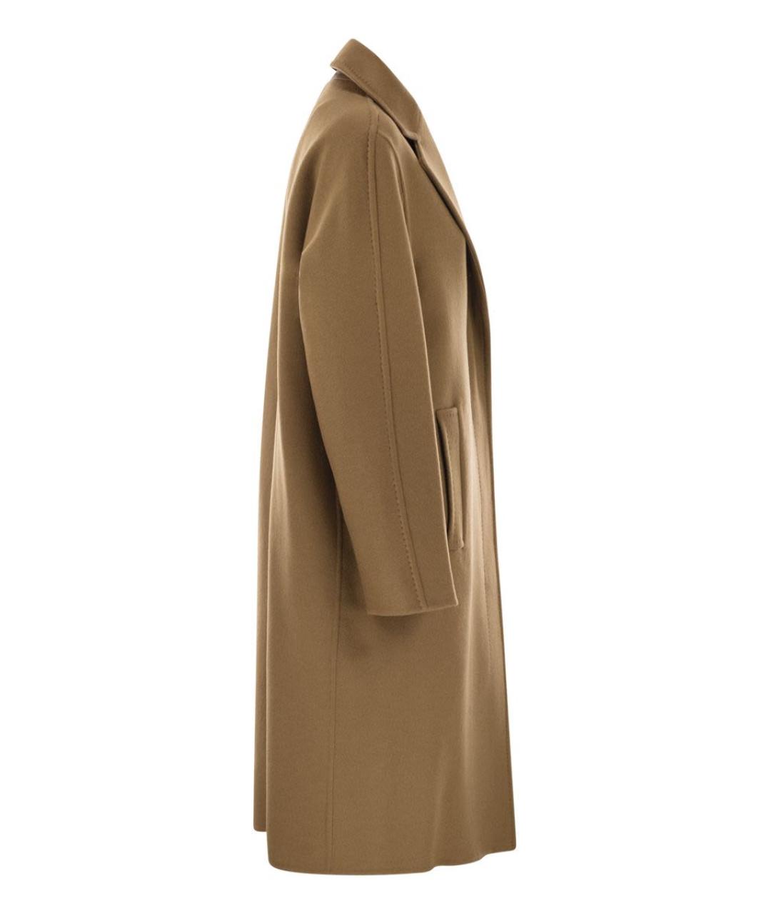 MAX MARA Коричневое кашемировое пальто, фото 3