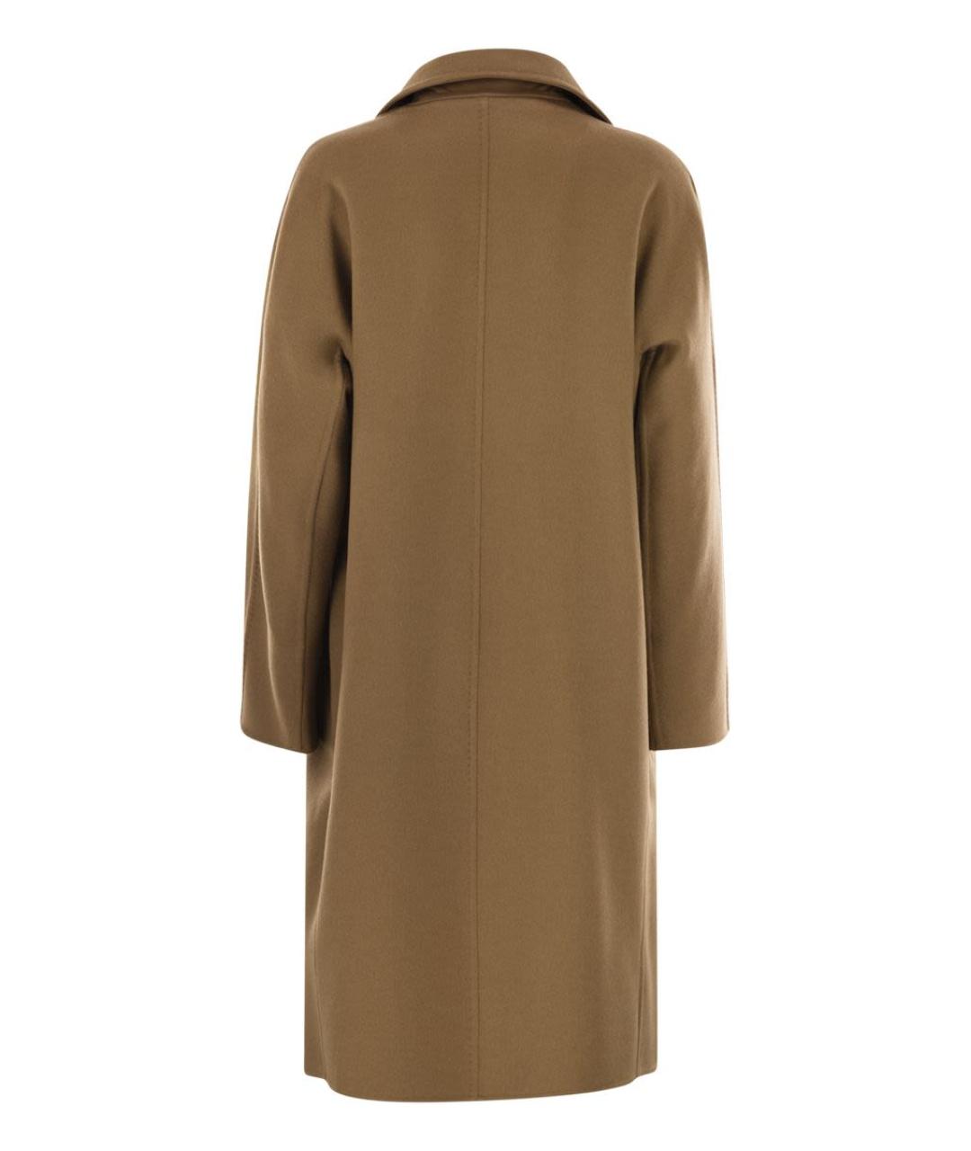 MAX MARA Коричневое кашемировое пальто, фото 2