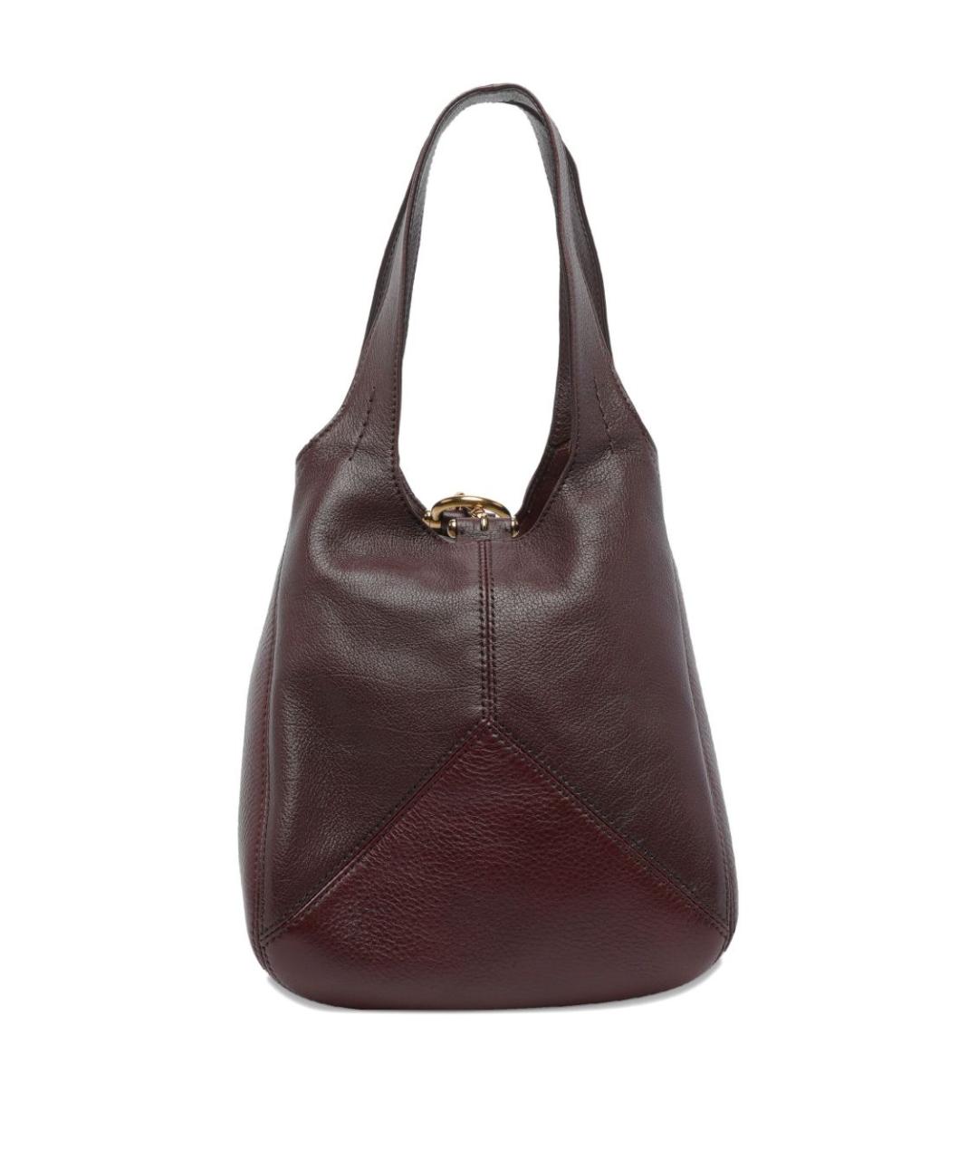 CHLOE Коричневая кожаная сумка через плечо, фото 2