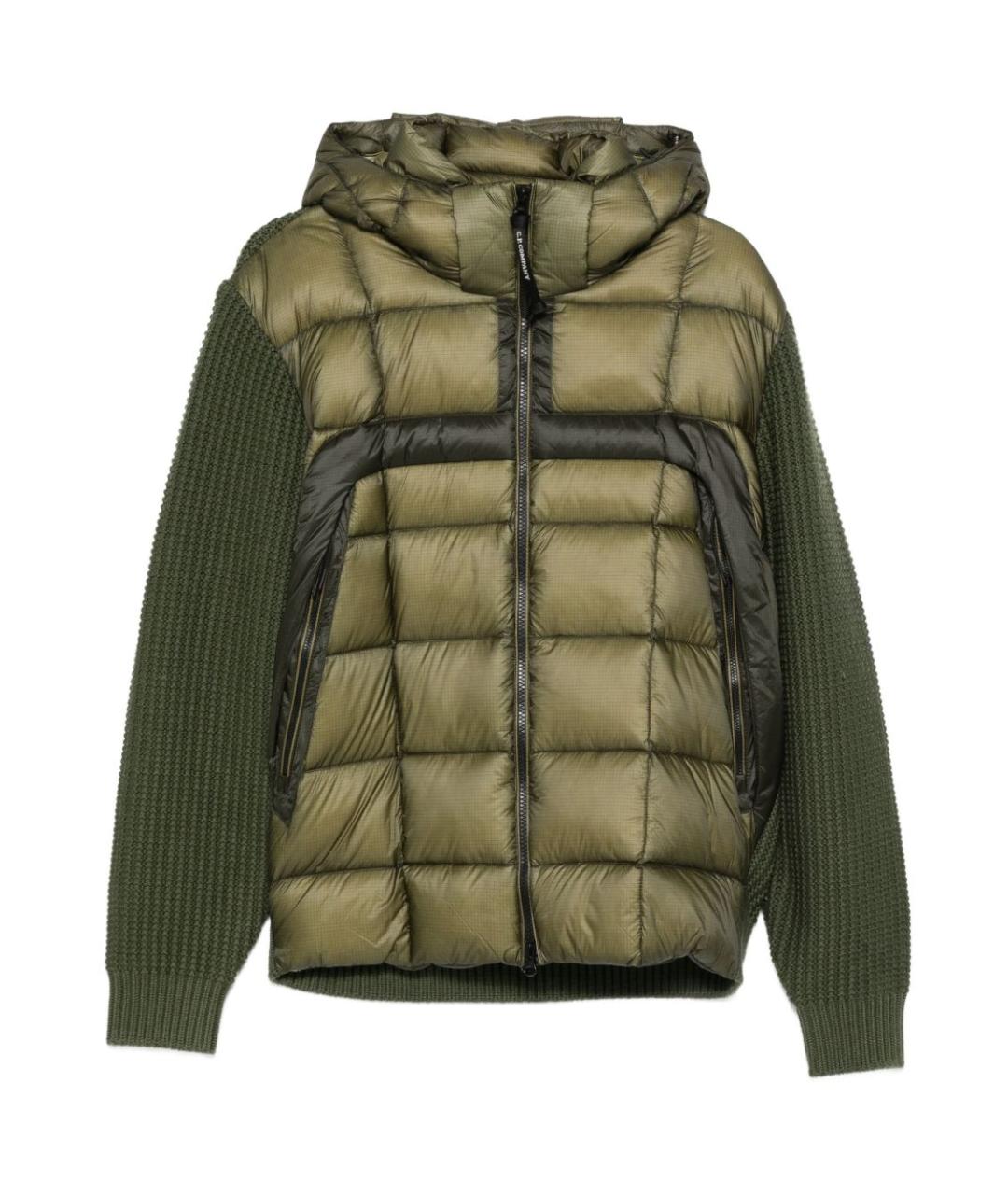 CP COMPANY Зеленая шерстяная куртка, фото 1