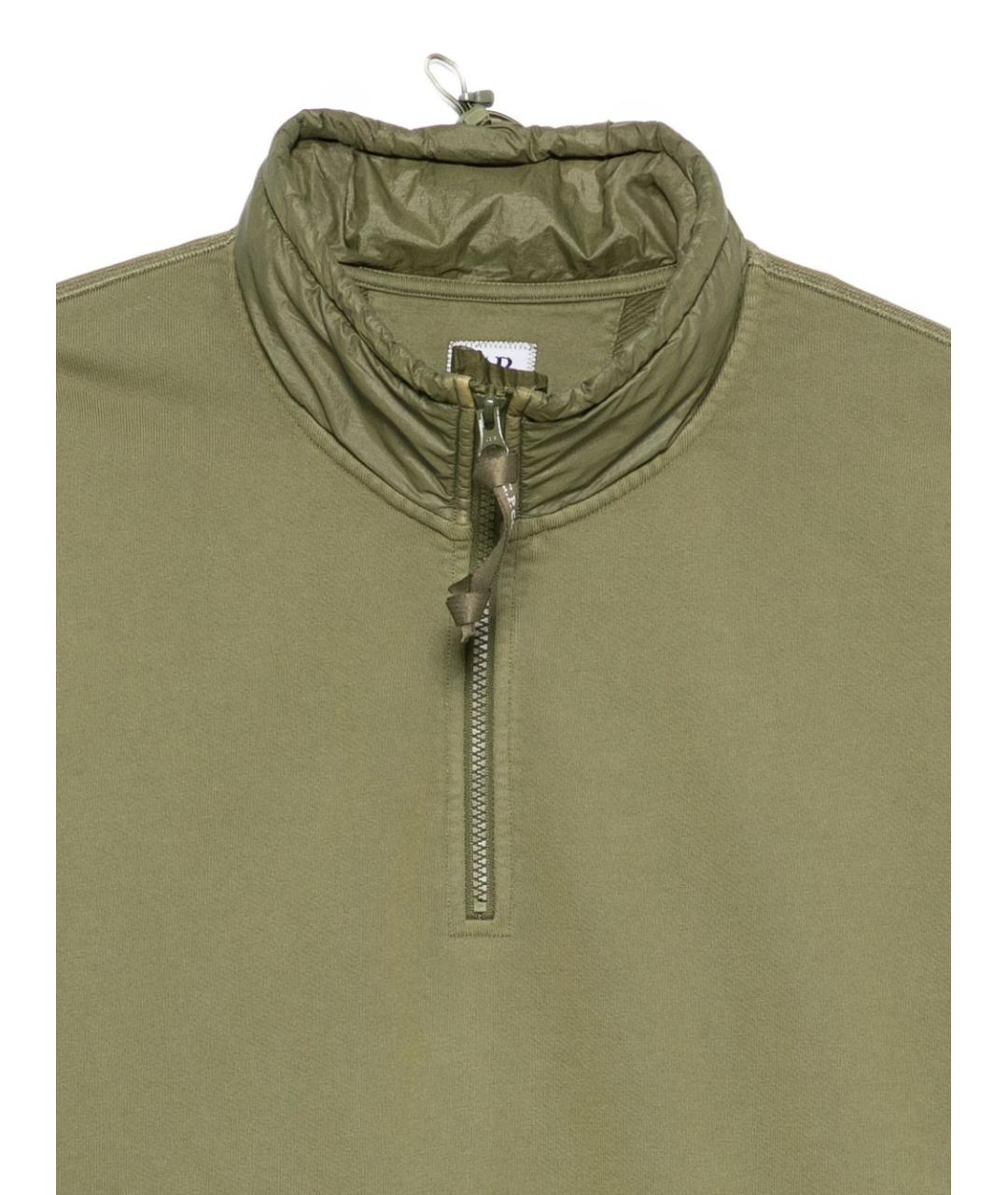 CP COMPANY Зеленый хлопковый джемпер / свитер, фото 3