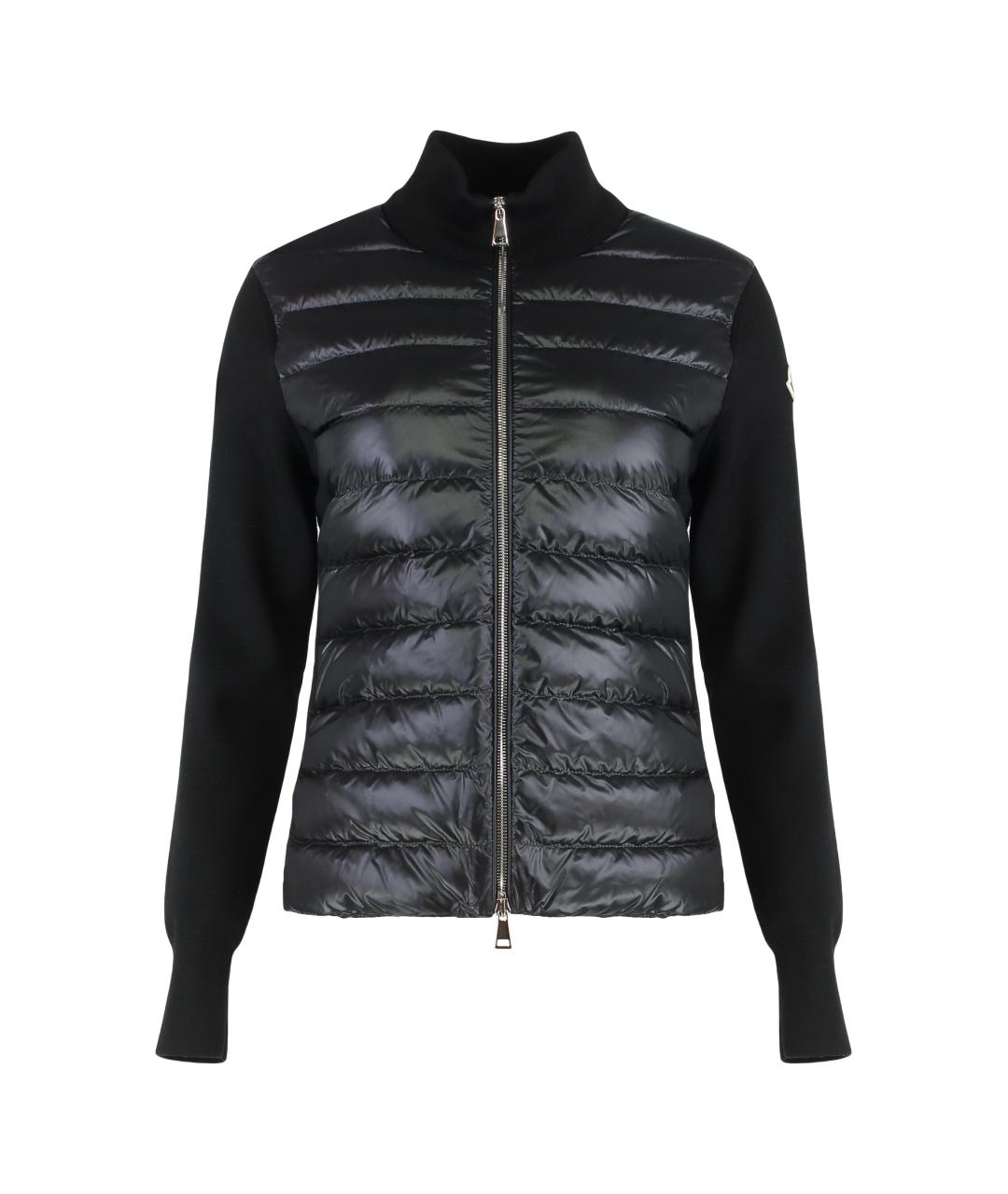 MONCLER Черная шерстяная куртка, фото 1