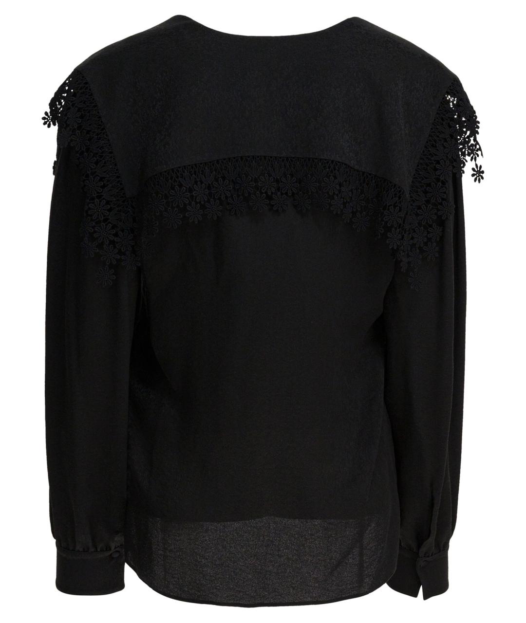 CHLOE Черная хлопковая рубашка, фото 2