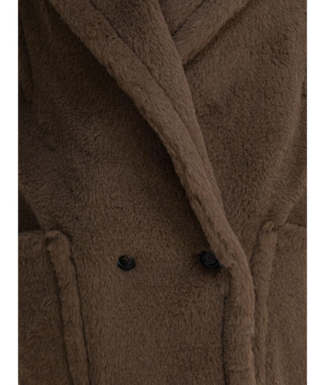 MAX MARA Коричневый шерстяной жилет, фото 3