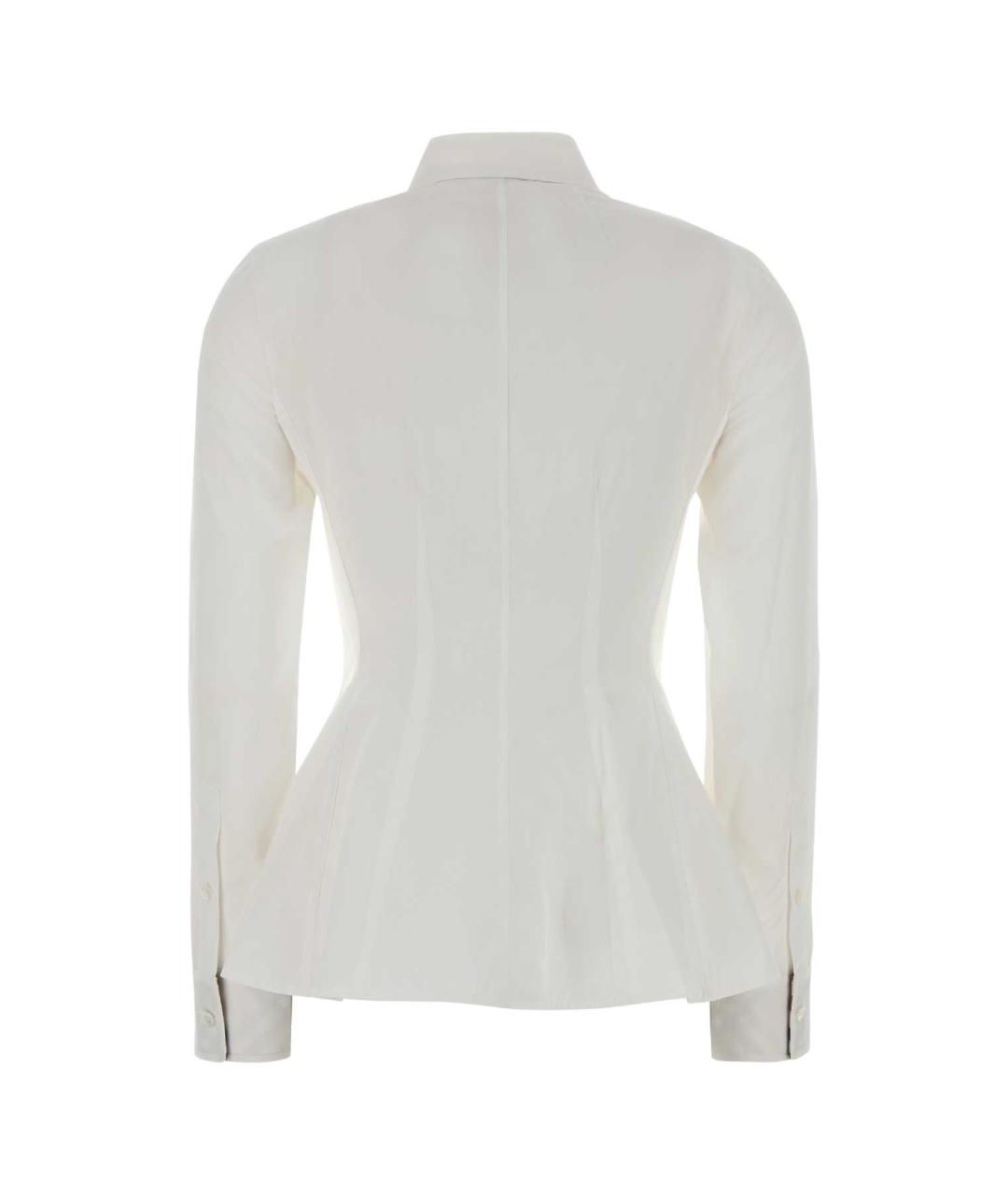 BURBERRY Белая хлопковая рубашка, фото 2