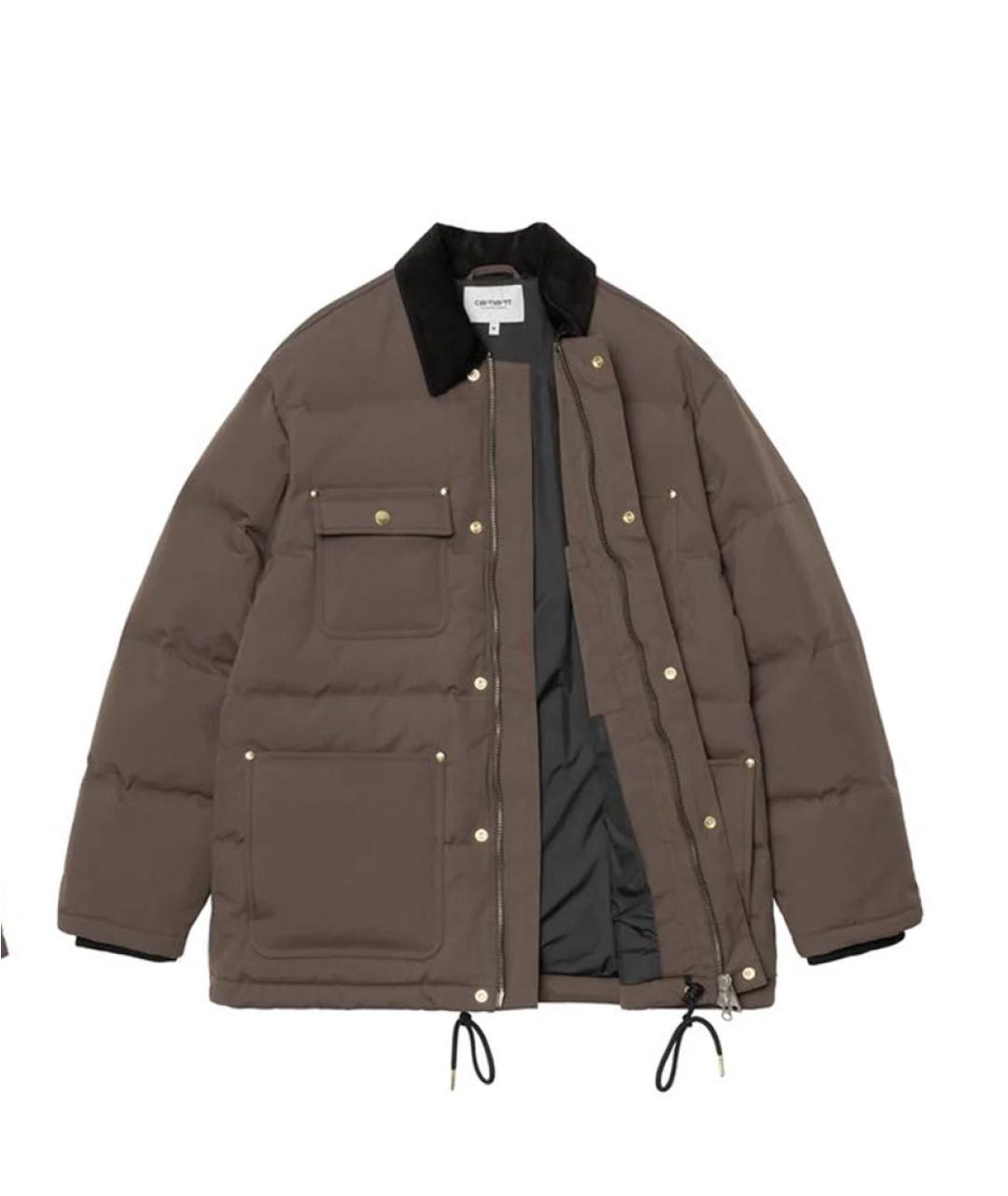 CARHARTT WIP Коричневая синтетическая куртка, фото 3