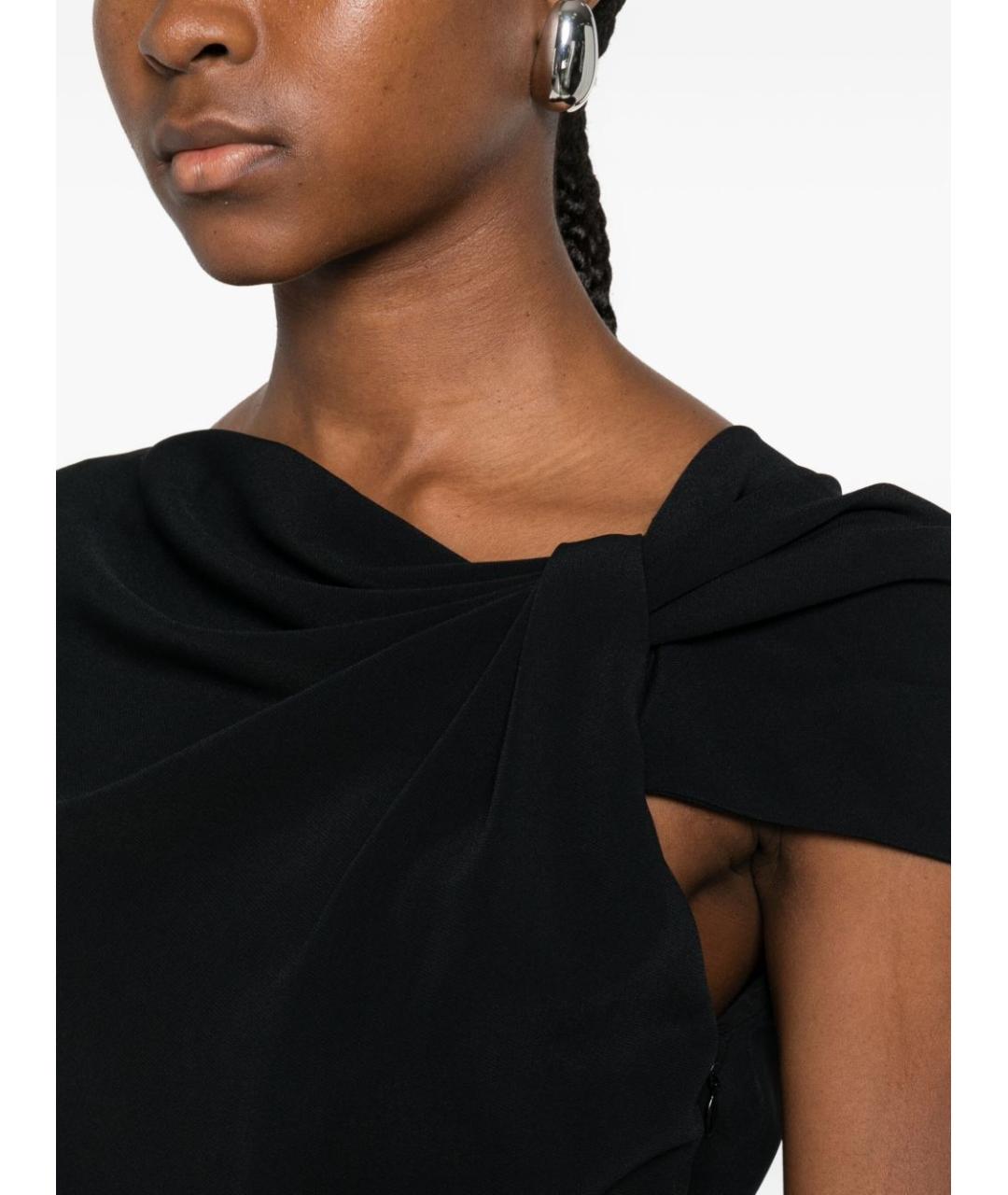 GIVENCHY Черное вискозное вечернее платье, фото 4